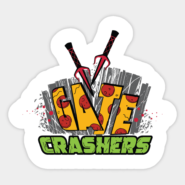 GateCrashers Turtle Power (Sai) Sticker by GateCrashers